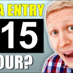 7 Data Entry Work From Home Jobs ($15 PER HOUR?)