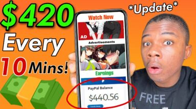 Update | Earn $420 Per 10 Mins Watching Ads! (Paid ✅) Free PayPal Money 2021