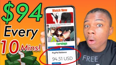 Earn $94.51 Per 10 Mins Watching Free Videos! *Update (Free PayPal Money 2021)