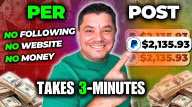 The 3-Minute Formula to Earn $2,135 Per Post (Affiliate Marketing For Beginners)