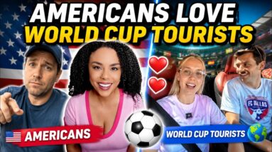 Americans React To  World Cup Tourists! "Healing Experience"